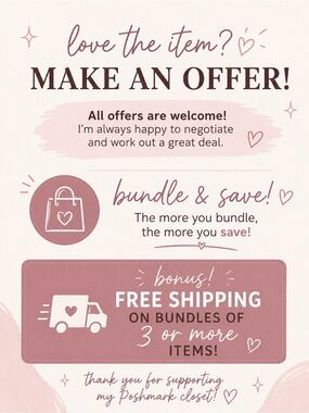 Poshmark Sale & Bundle Promotion Graphic